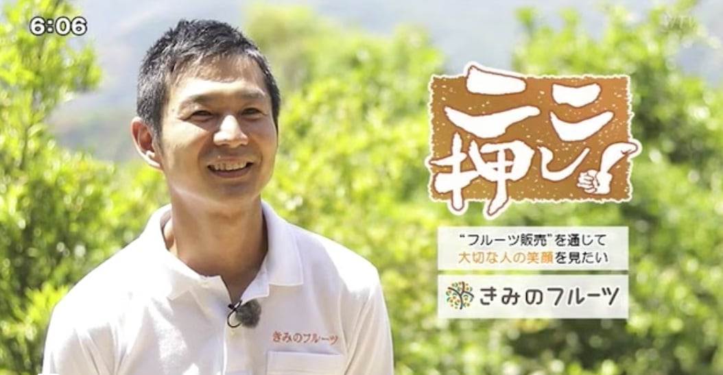 テレビ和歌山 ここ押し！ きみのフルーツ紹介